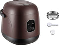 Rice Cooker - Rice Cooker With Steamer Basket Electric Rice Cooker &amp Rinse Basket Portable Mini Rice Cooker Nonstick 15 Minutes Fast Cooking Re-heating Keep Warm For 2-4 People
