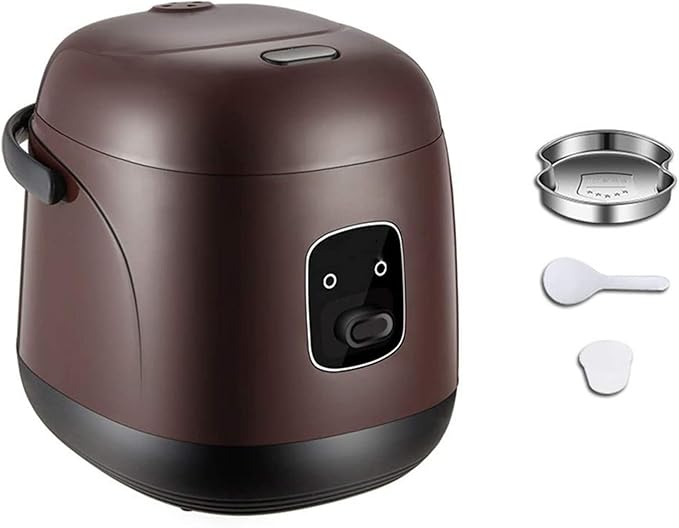Rice Cooker - Rice Cooker With Steamer Basket Electric Rice Cooker &amp Rinse Basket Portable Mini Rice Cooker Nonstick 15 Minutes Fast Cooking Re-heating Keep Warm For 2-4 People