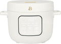 14 Cup Electric Rice Cooker Programmable Grain Cooker with Automatic Keep Warm Touch Display Ceramic Nonstick Inner Pot and Steam Tray (White Icing)