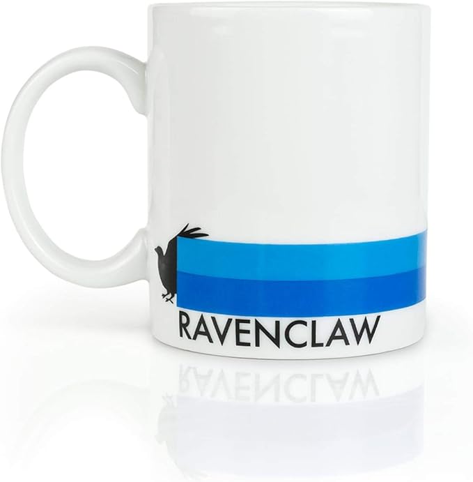Harry Potter Ravenclaw 16 Piece Porcelain Dinnerware Set for 4 - Includes 4 Dinner Plates 4 Salad Plates 4 Bowls and 4 Mugs