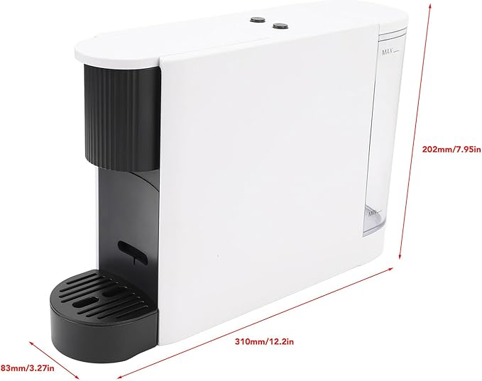 Haofy 20Bar Single Serve Coffee Brewer Capsule Coffee Machine 1200W 1 Cup Coffee Maker for Office Home