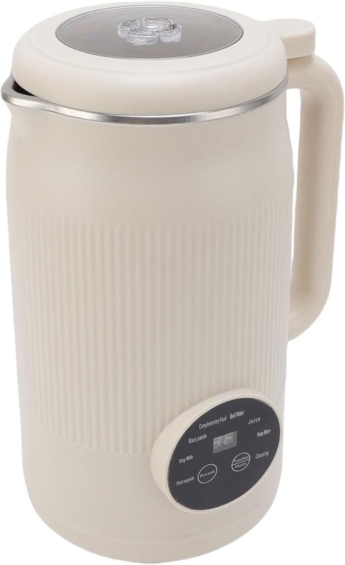 1200ml Soy Milk Maker By BrandName - Multifunctional Juice Blender with Anti Stick Bottom Timer Self &amp Keep Warm Function for Oat Almond and NonDairy Beverage - US (US Plug)