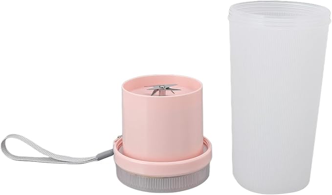 Tyenaza 300ml Electric Juicer Cup 5V 40W Handheld Portable USB Rechargeable 6 Stainless Steel Cutter Juicing Blender Cup