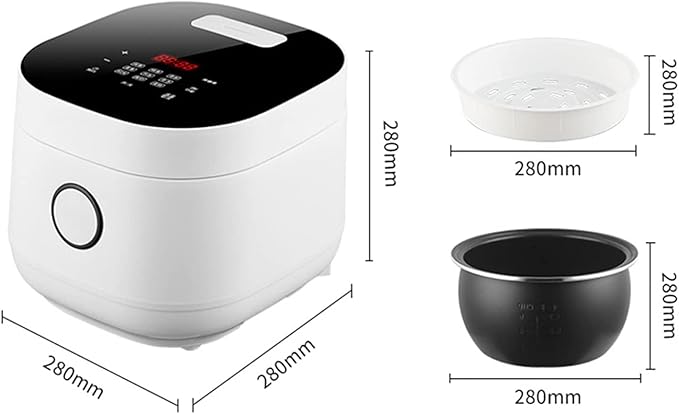 Portable Mini Rice Cooker 3L Electric Non-Stick Rice Cooker Multi-Function Rice Cooker for Porridge and Rice Cooker(3l) (3l)
