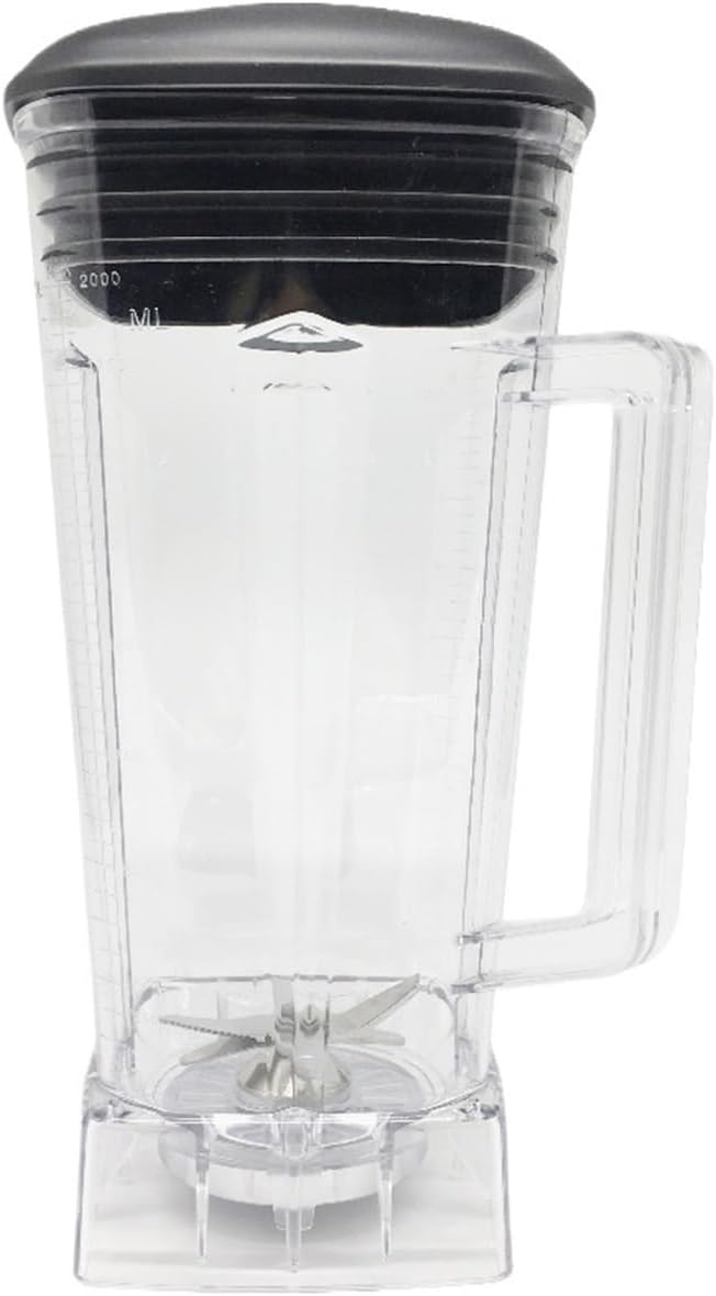 Compatible For Biolomix Commercial Blender Spare Parts Square Container Jar CUP Bottom With Toothed Lid For Smoothies