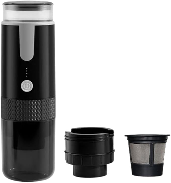 Portable Electric Espresso Coffee Maker Machines Single Serve With Cup Powder And Capsule Bin Recharable Automatic