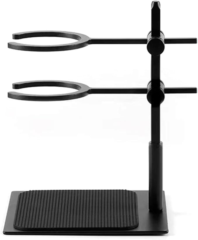 Adjustable Double Filter Cup Holder For Pour Over Coffee Maker Dripper Stand Drip Brewer Rack