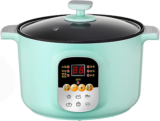 Rice Cooker Household Multifunctional All-in-one Rice Cooker/Frying Pan/Wok/Soup Pot Non-Stick Inner Pot for 1-4 People (B 1.6L) (A 2.6L)