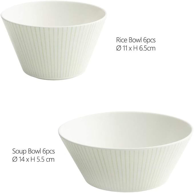Hankook Chinaware 한국도자기 Lime Home Set for 6 Dinnerware Korean Fine Bone-China Dojagi Ceramic