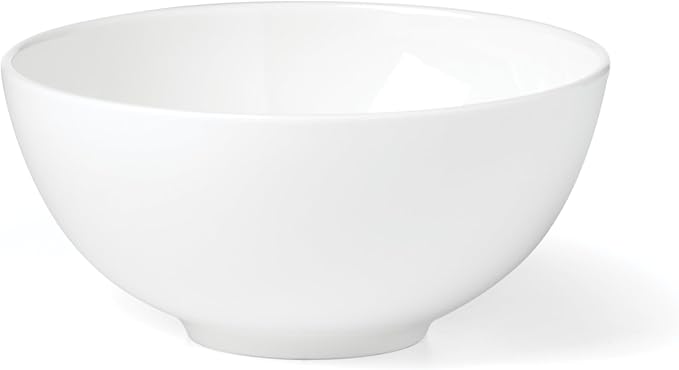 Lenox Dinnerware Set Studio 1414 Coupe 12-Piece Set Service For 4 Bone China Material Dishwasher &amp Microwave Safe Home And Kitchen Kitchen And Dining Plates And Bowls Sets (White 12 Pieces