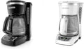 BLACK+DECKER 12-Cup Digital Coffee Maker CM1160B Programmable Washable Basket &amp 12-Cup Digital Coffee Maker CM1160W Programmable Washable Basket Filter
