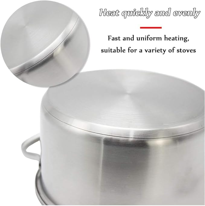 Kitchen Cooking Sets 3Pcs Cookware Set Frying Pan Soup Pot Milk Pot with Glass Lid Stainless Steel Cooking Pot Set Kitchen Cookware Sets