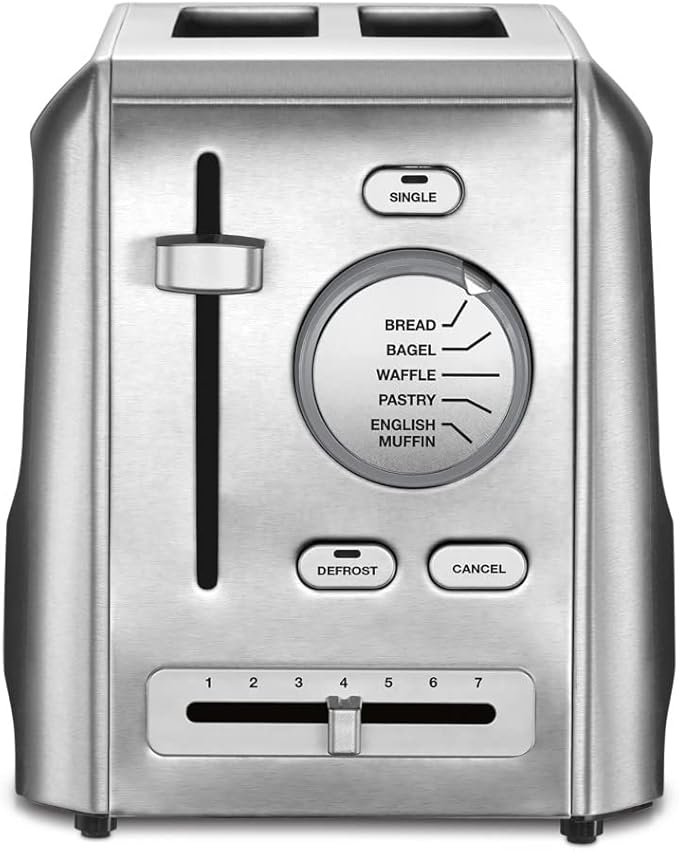 Cuisinart CPT-620 2-Slice Custom Select Toaster Stainless Steel &amp CSB-179 Smart Stick Variable Speed Hand Blender Stainless Steel