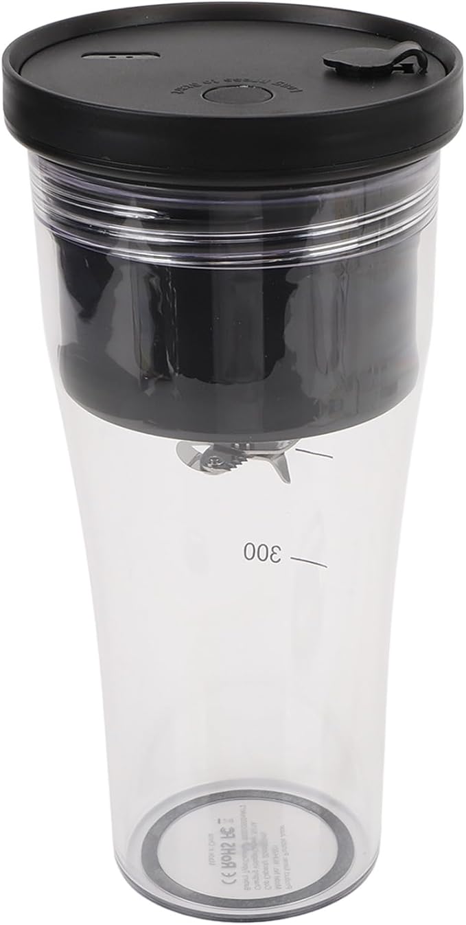 ZJchao Portable Blender 600ml USB Rechargeable Double Gear 6 Blades 18000rpm 4000mAh Cleaning Brush for Shakes Cup Compatible with Cups