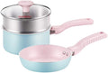Cookware Cookware Set Intimate Baby Food Supplement Pot Instant Noodle Pot Non-Stick Pot Small Milk Pot with Steamer Steamer Pot
