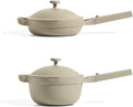 Our Place Mini Home Cook Duo - 8.5 Always Pan &amp Small Perfect Pot Bundle | Multi-Functional Cookware Set Replaces 18 Pieces | Steam