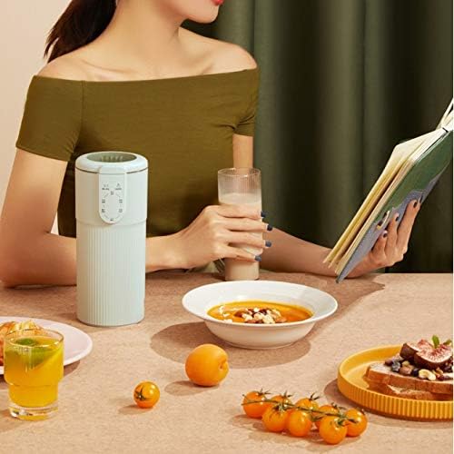 Soymilk Maker Machine Filter-Free Multifunction Automatic Electric Heating SOYA-Bean Milk Juicer Stir Rice Paste Make Tea 300ml(D)