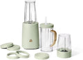 Personal Blender 240W with 12-Piece Set Portable Smoothie Maker with Travel Cups for Protein Shakes Juices and Smoothies (Sage Green)