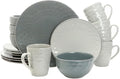 16-Piece Dinnerware Set Table Decoration Home Bowl and Dish Set Round Tableware