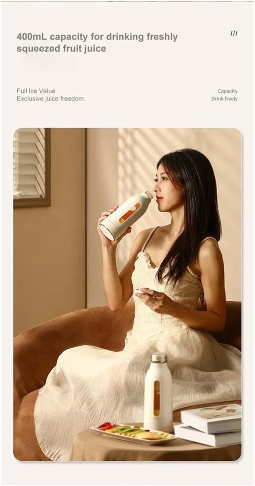 380ML Portable Multifunction Juicer USB Fast Rechargeable Mixer Fresh Fruit Grinder