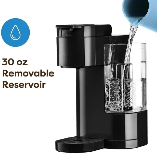 KeurigK K Express Essentials Single Serve K Cup Pod Coffee Maker 3 cup sizes (6 8 and 10oz) Fast Fresh Brew 30oz Removable Water Reservoir (Black)