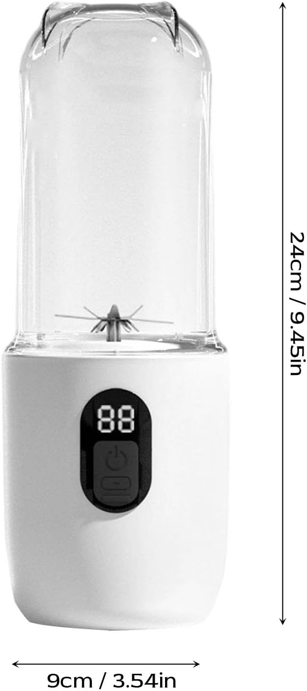 Portable Blender High Speed Efficient Mixing Easy to Disassemble Wash Rechargeable 500ml Portable Personal Blender for Home