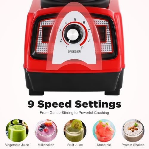 High-Speed 2200W Commercial Blender 2L Capacity Smoothie Maker with Soundproof Cover Ice Crusher Chopper &amp Grinder for Professional Kitchen Use