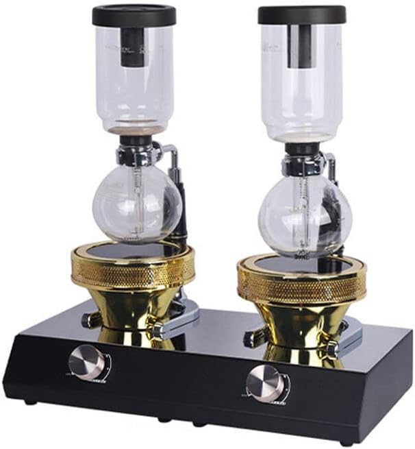 RUNAAJA 110V Halogen Beam Heater Infrared Heat Burner Syphon Coffee Heater Beam Heater for Coffee Syphon (Double Head)