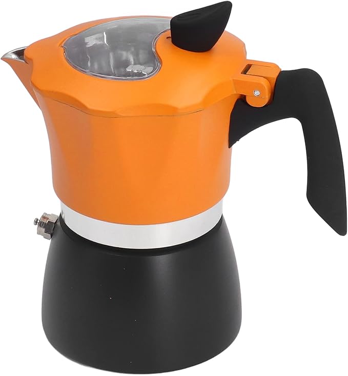 Italian Style Aluminum Stove Coffee Maker for Rich Flavor and for Home Office Travel