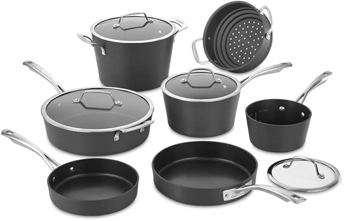 Cuisinart 62I-11 Cookware Set Black Medium