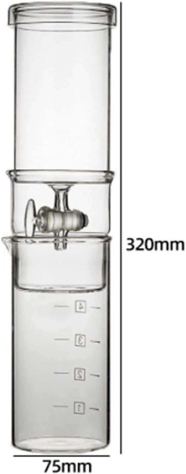 Coffee Carafe Cold Brew Coffee Machine 400ml Portable Reusable Ice Drip Coffee Filter Glass Percolator Espresso Bar Tool Drip Pot Coffee Pot Convenient