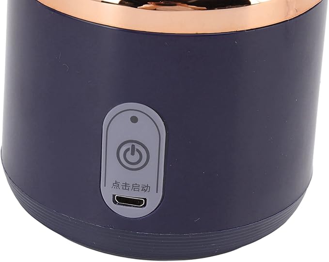 Portable 300ml Blender with 6-Blade Design for Smoothies and Juices - Cordless USB Rechargeable Includes Bottle and Lid