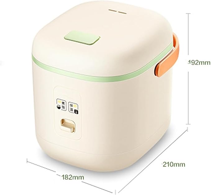 Mini Rice Cooker Commercial Rice Cooker 1.2L Rice Maker Removable Non-Stick Pot For Cooking Soups Stewing Steaming Automatic Keep Warm Function