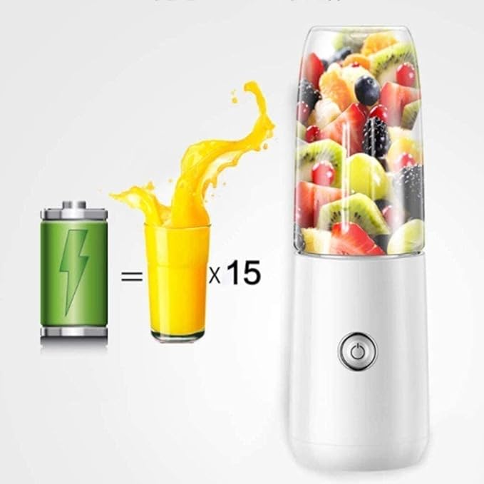 Portable Blender Personal Size Blender for Shakes and Smoothies Rechargeable Mini Travel Blender with 3D Six Blades Mixer Cup for Home Sports Outdoor