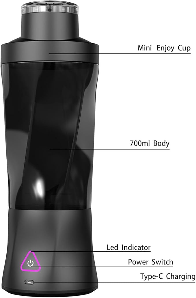 Pssopp Portable Blender 22000 RPM High Speed Personal Size Compact Mini juicer Ice Crushing Mixing Cup for Shakes Smoothies