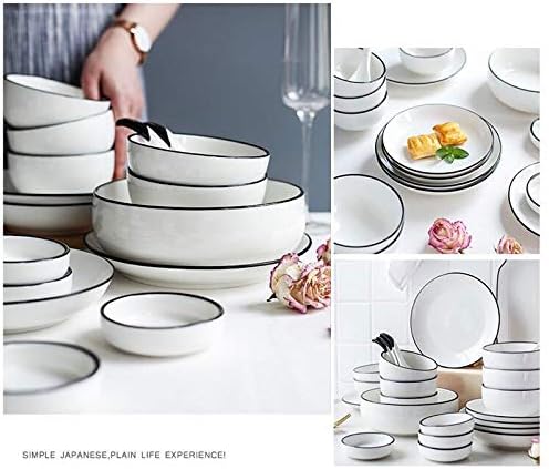 Elegant Dinnerware Set Dinner Plates Bowls Set Reactive Glaze Dinnerware Set Plates Dishes Bowls Gift Idea For Any OccasionB