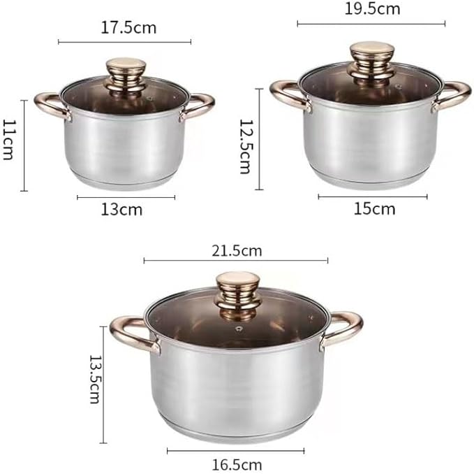 Thickened Composite Bottom 12 Piece Cookware Set Suitable for Various Stovetops