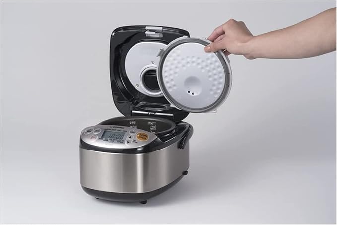 Zojirushi Micom 3-Cup Compact Size Multiple Settings Stainless Steel Made Built-In Retractable Power Cord and Easy to Transport Rice Cooker and Warmer