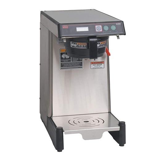 Bunn 39900.0005 WAVE15-APS Thermal Server Coffee Brewer Black/Stainless
