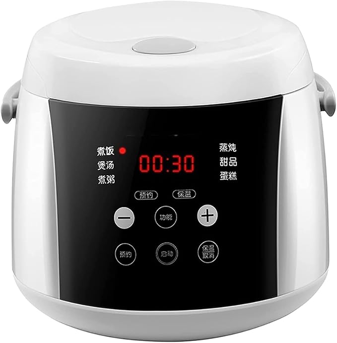 Rice Cooker Multifunctional Household Dormitory Mini Rice Cooker Ceramic Liner Appointment Time for 1-2 People