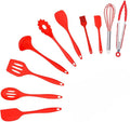 Cooking Utensils Set、Kitchen Tools Heat Resistant Silicone Kitchen Tool Set Cookware Tools Silicone Cookware 10 Piece Set
