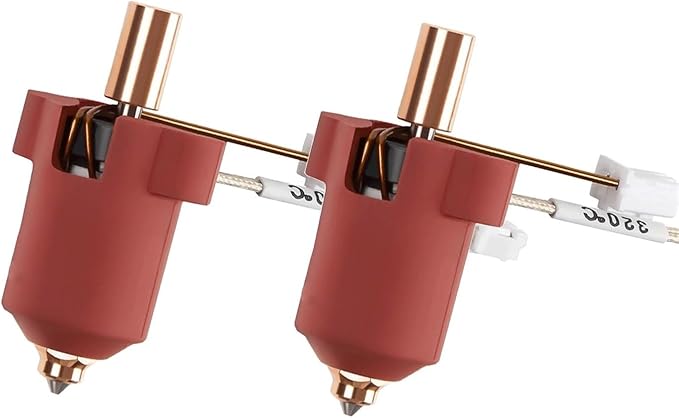 For Creality K1/K1Max/K1C Hotend Upgrades Kit Ceramic Heating Block Kit High-speed Printing 3D Printers Hotend Copper Nozzle(0.8mm)