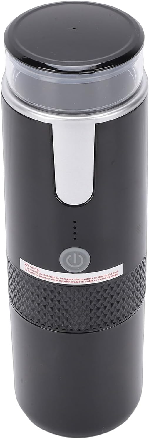 Alomejor Portable Coffee Maker Automatic Coffee Machine with Built in 1200mAh Battery and 15 Bar Pressure for Ground and Pods Travel Camping Office