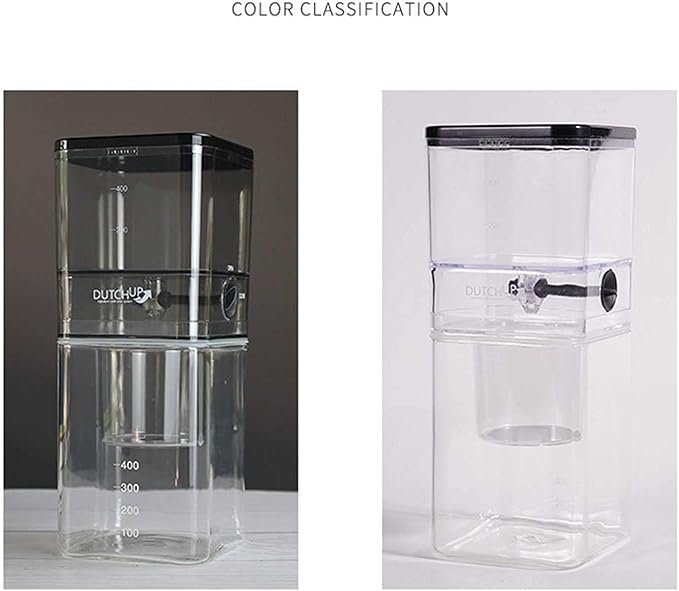 Ice Drip Coffee Pot Square Cold Brew Square Pot Coffee Teapot Coffee Maker for Kitchen Office Use