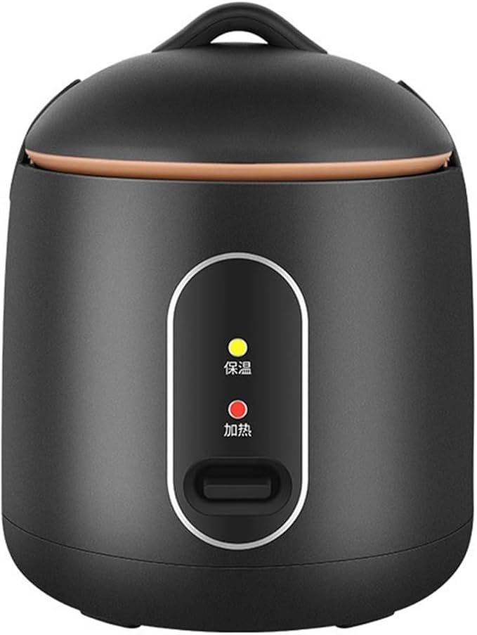 GRFIT 1.2L Mini Electric Rice Cooker Multi-Function 1-2 People Porridge Soup Small Cooking Machine Non-Stick Food Steamer (Color : A)
