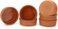 Areste Mexican Clay Cookware Set (Set of 6)- Terracotta Cooking Pots Bowls Plates and Serving Dishes - Premium Spanish Earthenware for Baking Yogurt Kheer Meat Vegetables Turkish Cuisine - Caz