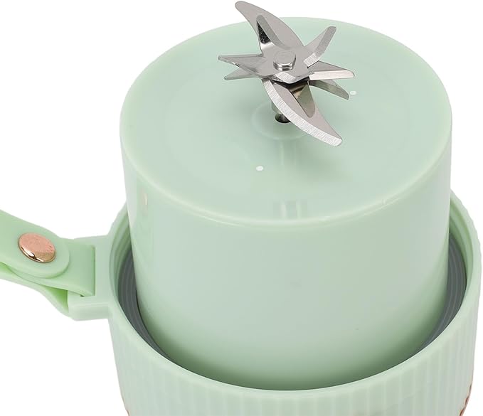 Portable Juicer Cup 150W 1200ml Multifunctional Mini Travel Blender for Gym Home Office Sports Outdoor with Juice Cup Blender (Green)