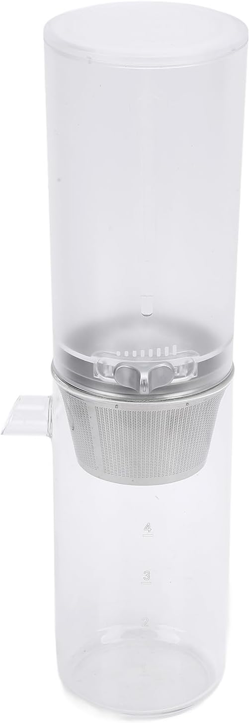 Yinhing Ice Drip Coffee Maker With Speed Portable Design Easy Cleanup 400ml High Borosilicate Glass Premium Iced Coffee Brewer for Enthusiasts and Home Baristas