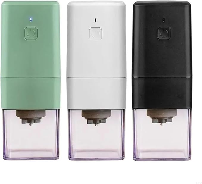 Portable Coffee Machine 2Pcs Portable Electric Coffee Grinder USB Easy to use and clean Indoor and outdoor carry aroundfor Outdoor Travel Picnic(Black)