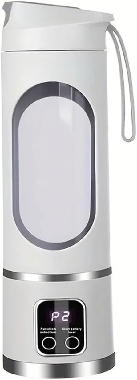 Fit for Portable Electric Juicer with Ice Crusher - USB Rechargeable 3-Speed Juice Maker for Outdoor and Home Use